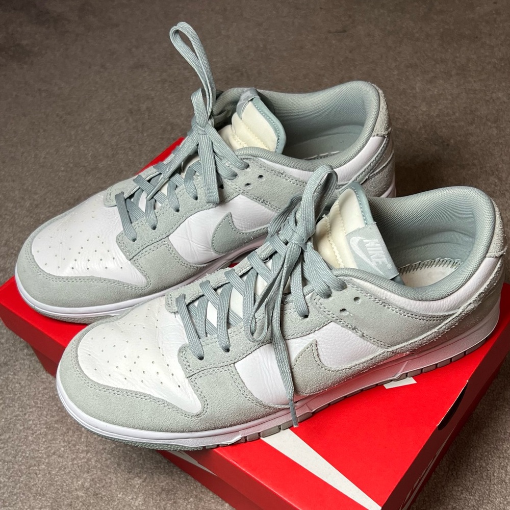 Nike Dunk Low Grey White • Size 11.5 • Used • Read Description